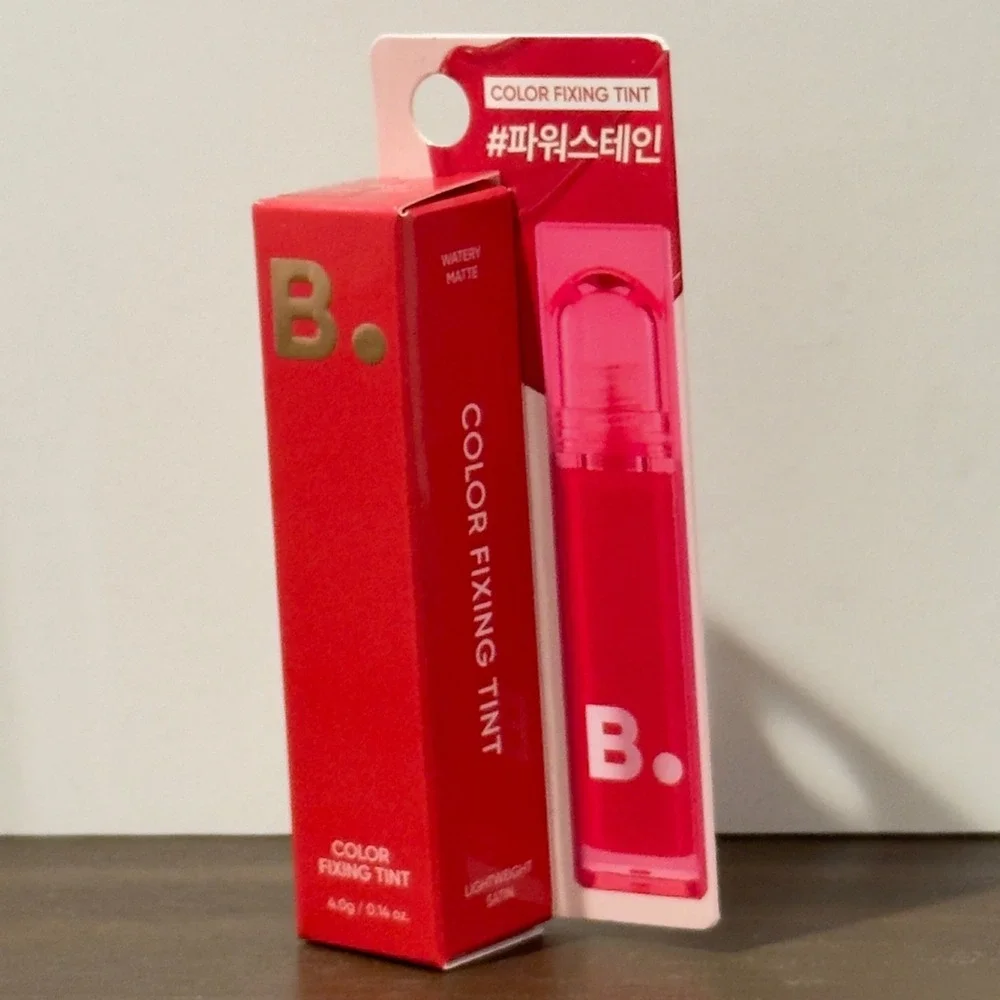 Banila Co B. By Banila Color Fixing Tint PK01 Pink Drop Lip Stain 4g NEW Korea